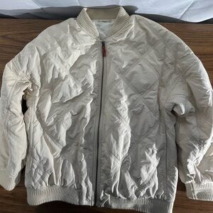 Over Sized Sessun Coal River Padded nylon Bomber Puffer Ski Jacket Sz M